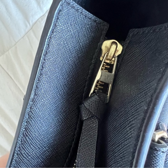 Tory Burch Robinson Mini Square Tote - Black - Picture 9 of 9